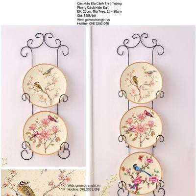 CÁC MẪU ĐĨA TREO TƯỜNG PHONG CÁCH HIỆN ĐẠI
